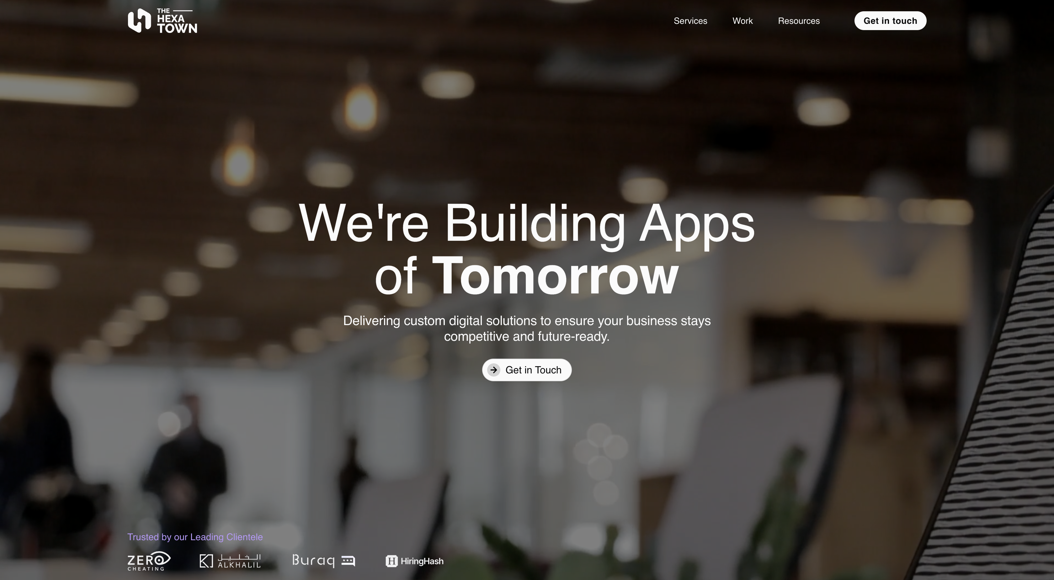 TheHexaTown Website Screenshot